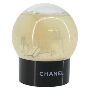 CHANEL Snow Globe Glass Clear